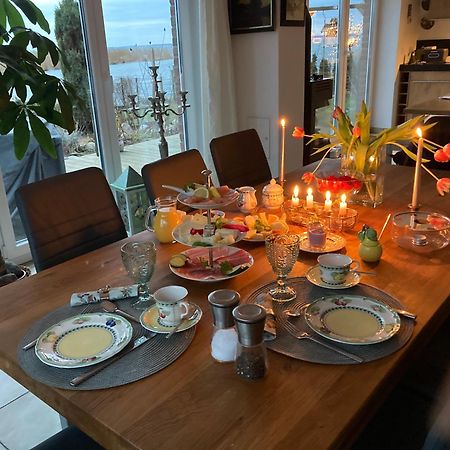 Ferienwohnung Auszeit am Haffufer Wilhelmshof Exterior foto